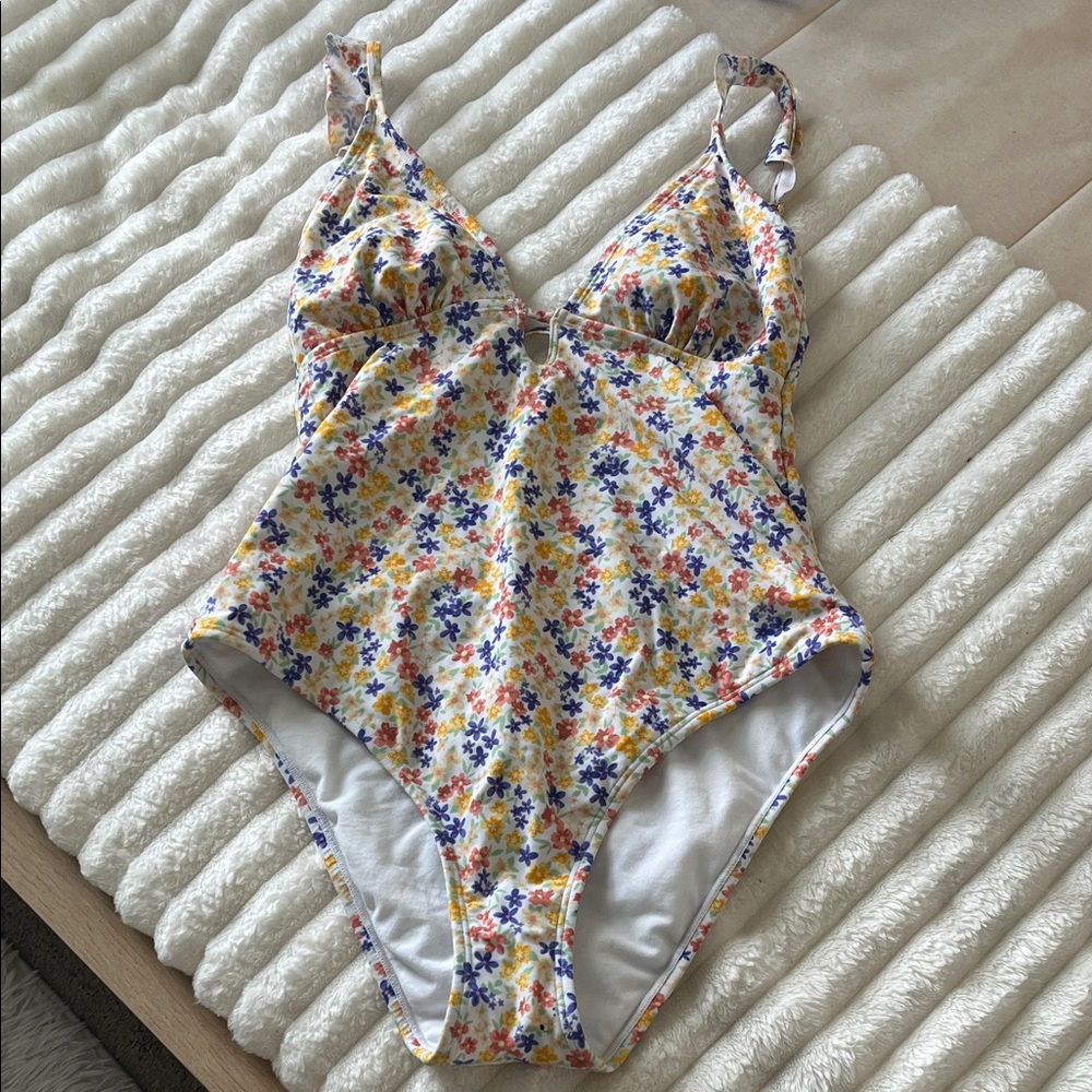 Shade and Shore Floral One-Piece Swimsuit